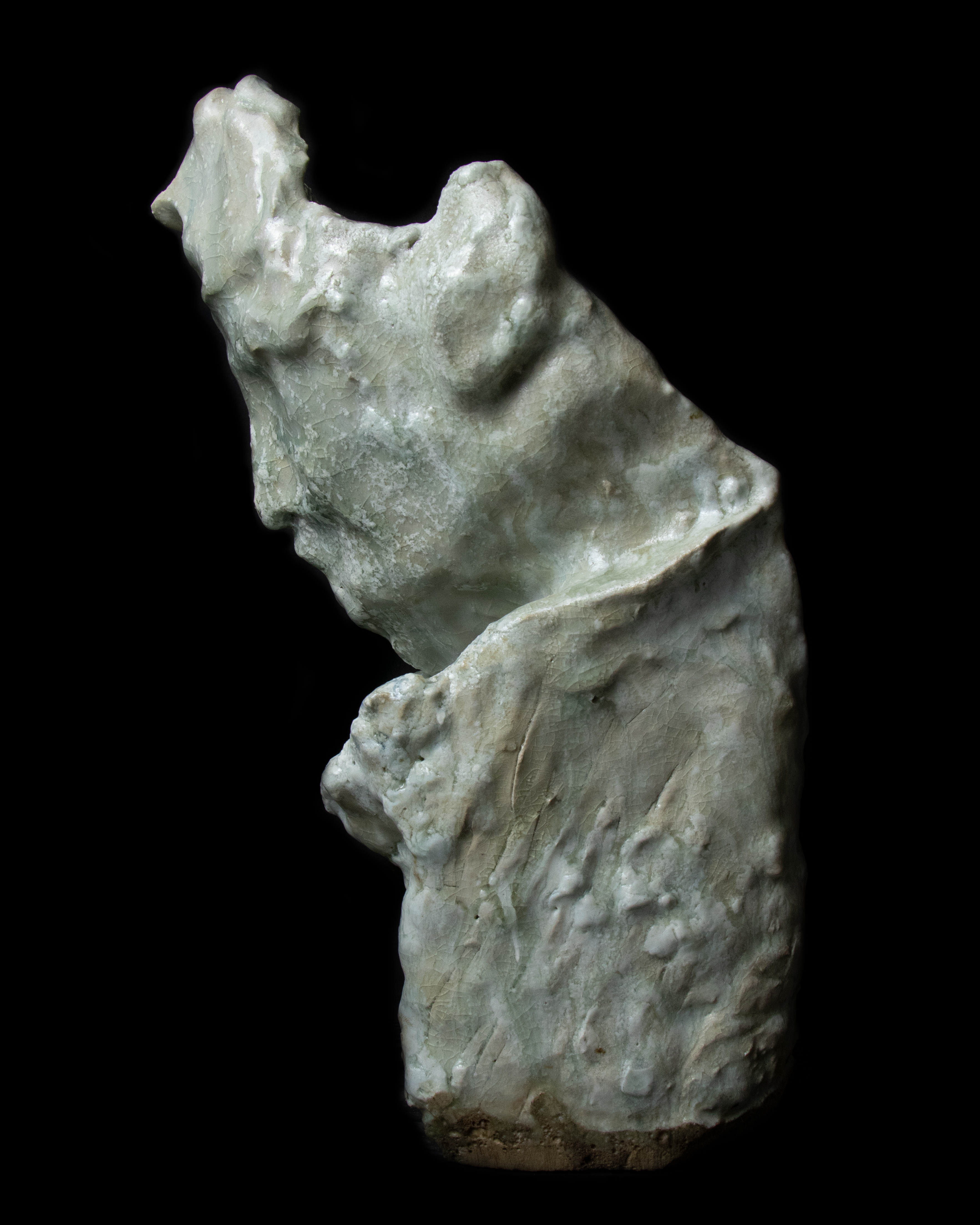 Nicolas-Pierre Réveillard, sculpture "Autoportrait en forme de statue" - "Self-portait in the form of a statue" (2)