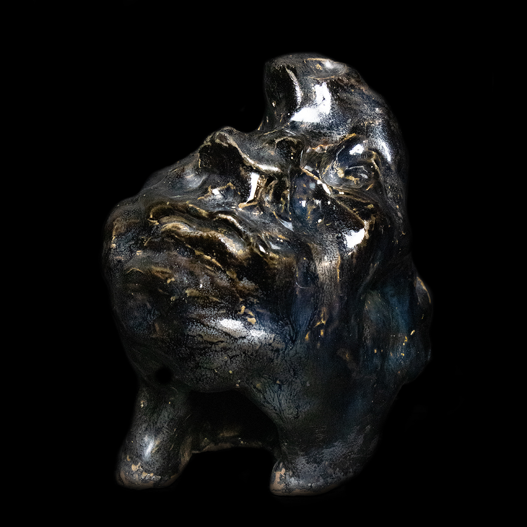 Nicolas-Pierre Réveillard, sculpture « Chutes! #2 (Premier développement satisfaisant d’un embryon humain-crapaud) » ∼ « Falls! #2 (First satisfactory development of a human-toad embryo) » (2)