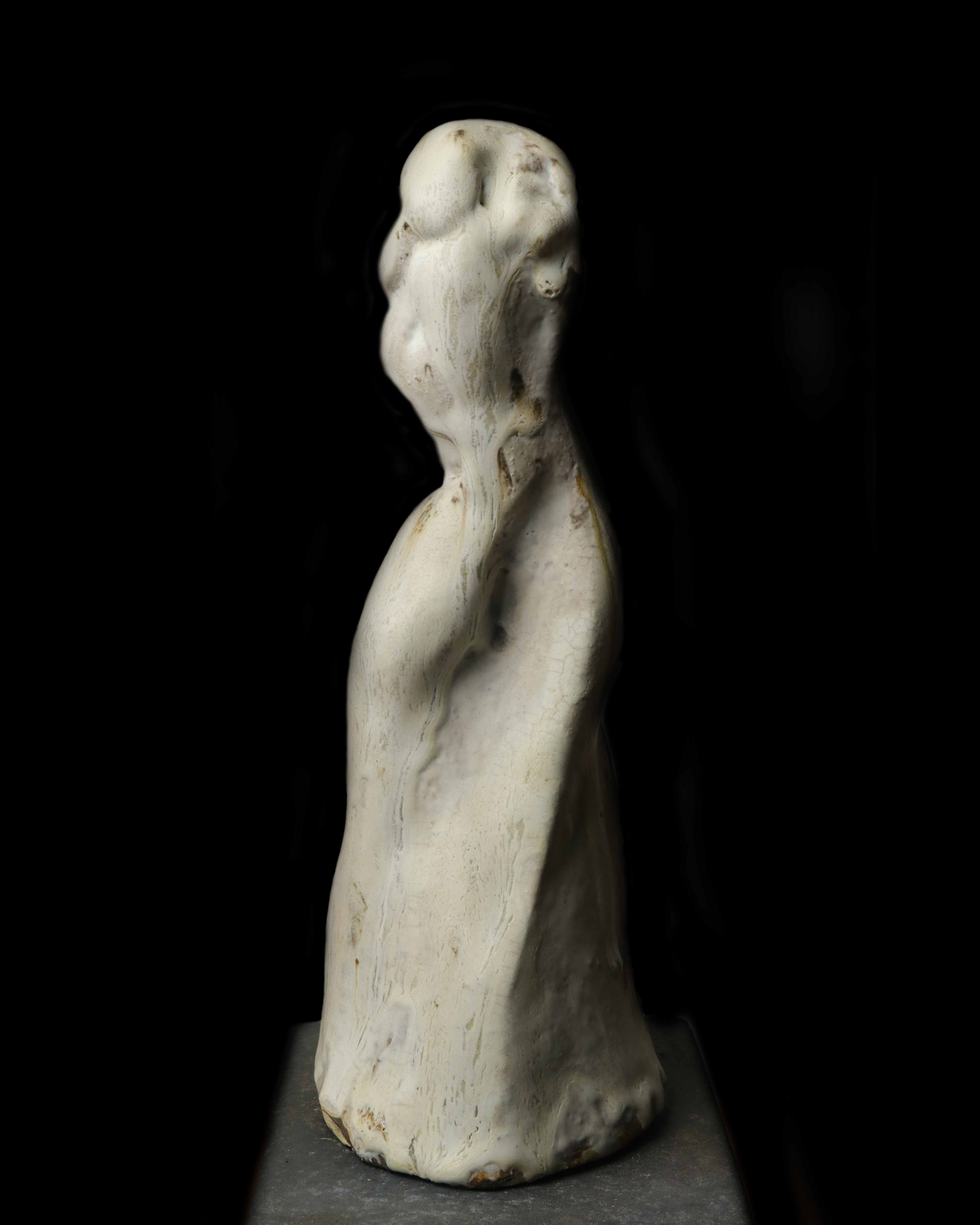 Nicolas-Pierre Réveillard, sculpture "Baigneuse" / "Bather girl" (2)