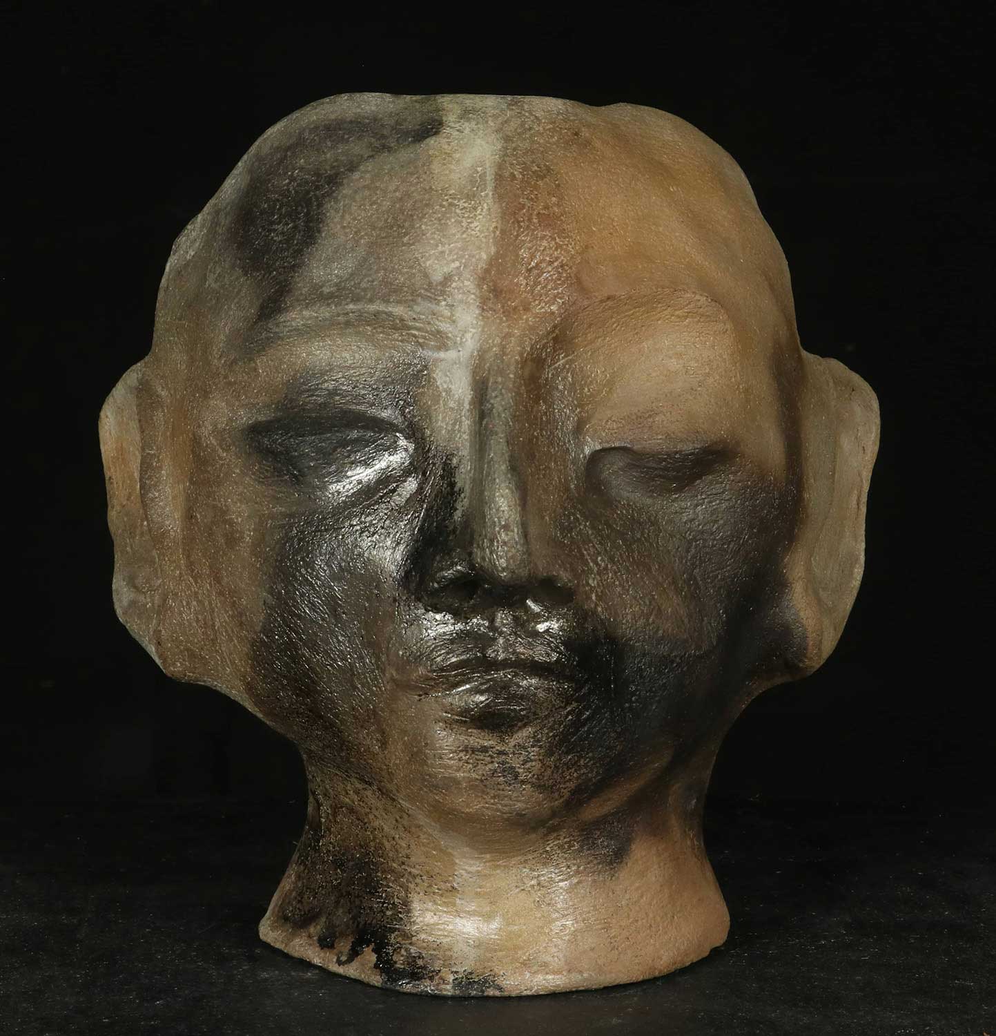 Nicolas-Pierre Réveillard, sculptur « Tête d’homme parmi les étoiles» ∼ «Man’s head among the stars » (2)