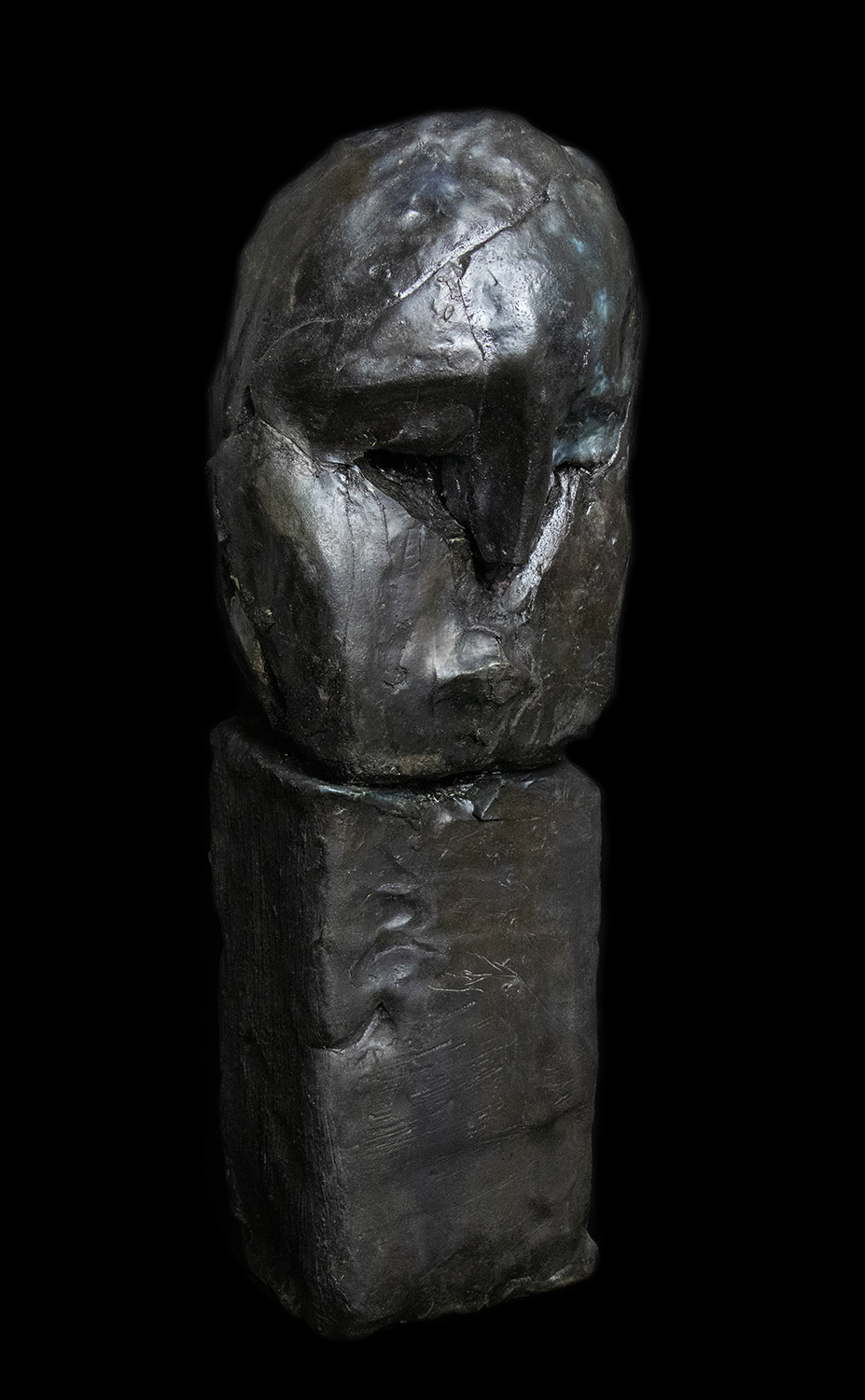Nicolas-Pierre Réveillard, sculpture « Tête privée de liberté » ∼ « Head deprived of liberty » (4)