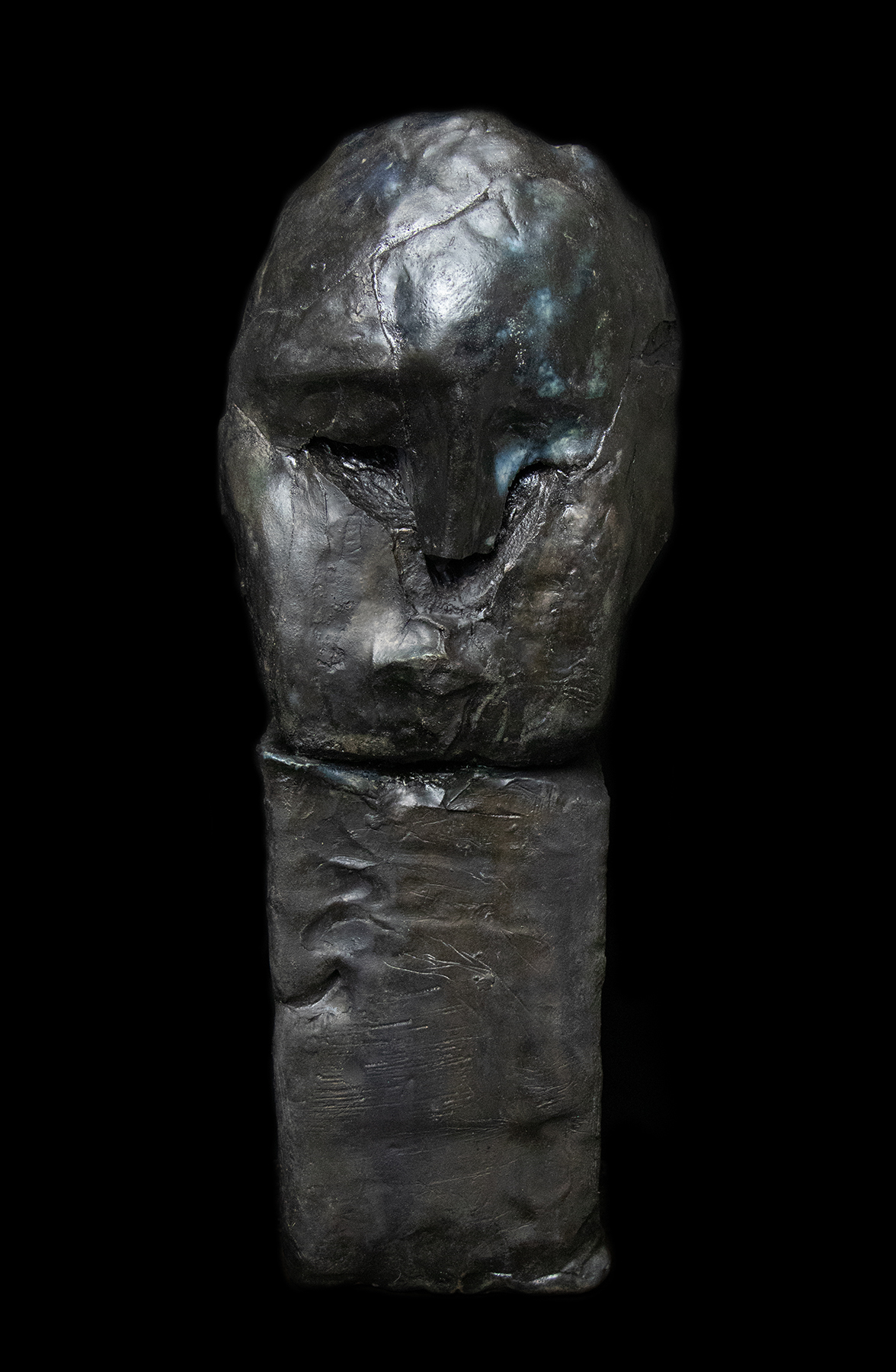 Nicolas-Pierre Réveillard, sculpture « Tête privée de liberté » ∼ « Head deprived of liberty » (2)